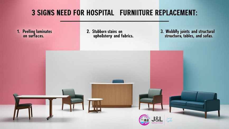 3 Signs Your Hospital Furniture Needs Replacement : J AND L Healthcare Furniture