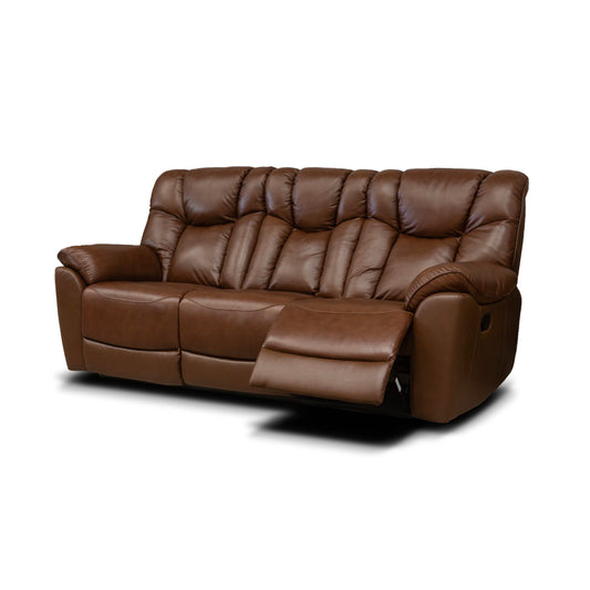 Oscar 3 Seater Leather Couch