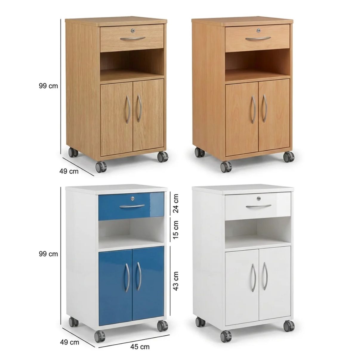 Hospital Bed side Locker