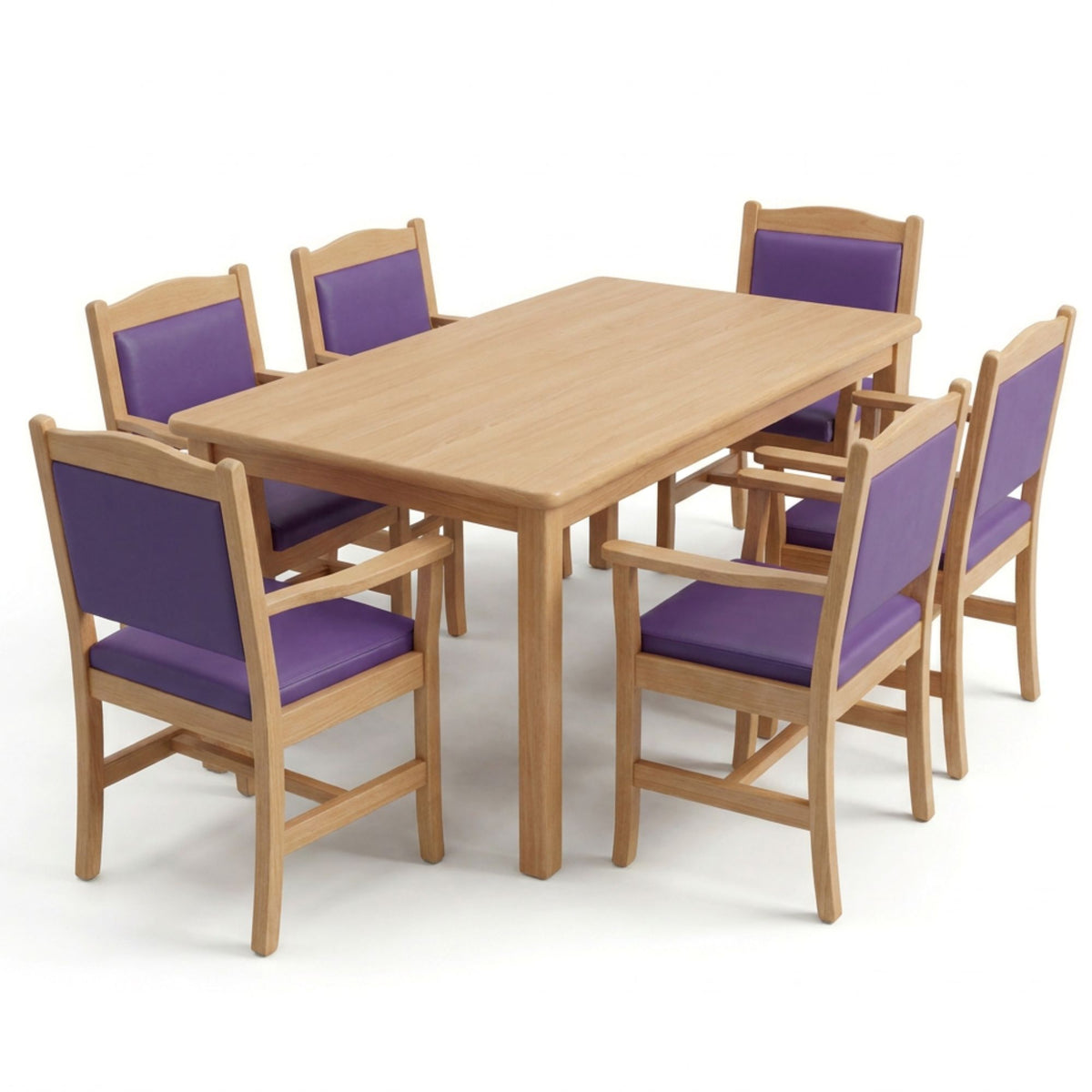 Boyle 6 Person Dining Set | Healthcare & Nursing Home Furniture