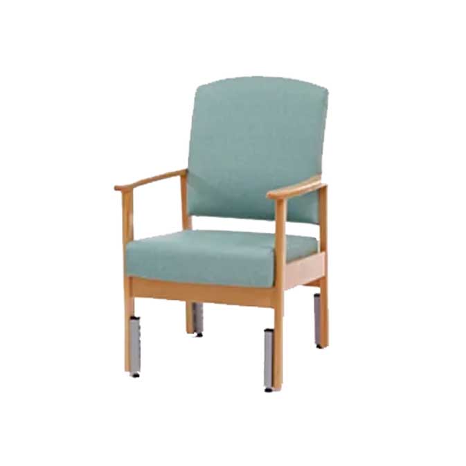 Bronsa Height Adjustable Medium Back Armchair - J&L Healthcare Furniture