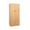 Double door wardrobe (with drawers)