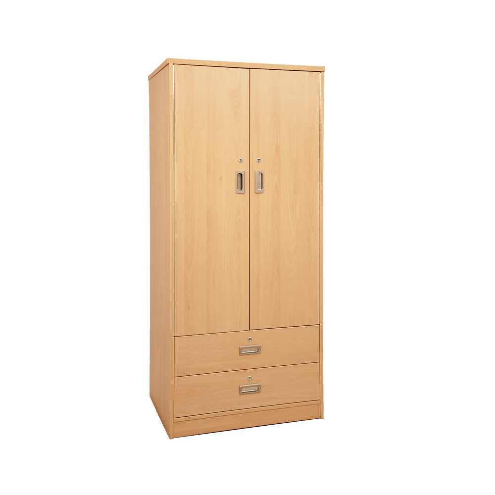 Double door wardrobe (with drawers)