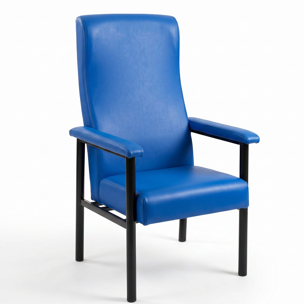 Tara Steel Frame High Back Chair