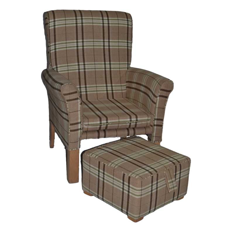 Liffey Armchair With Footstool