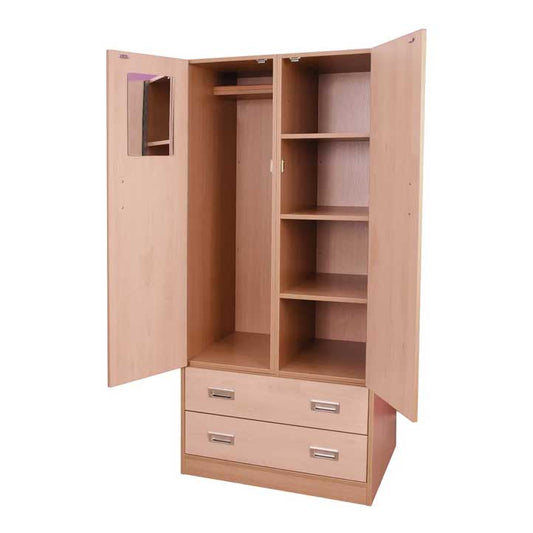 Two Door Two Drawer Wardrobe